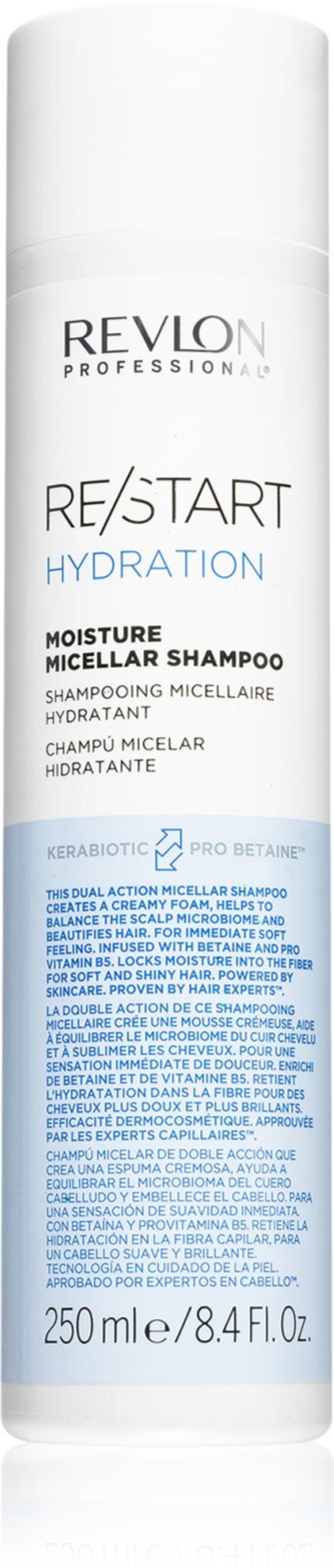 Revlon Professional Re/Start Hydration - увлажняющий шампунь для сухих и нормальных волос /   250  ml  / GTIN 8432225114521