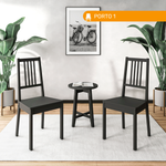 Стулья деревянные PORTO 1, цвет венге, 2 шт