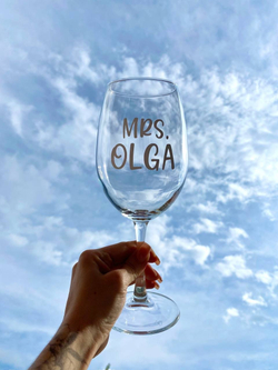 Набор парных именных бокалов в коробке на Свадьбу №3339