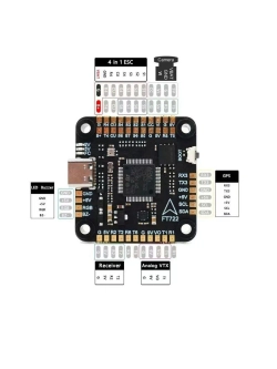 Квадрокоптер FPV, дрон 7 дюймов, ELRS 2.4 ГГц