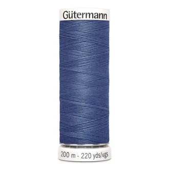 Нить Sew-All 200 м, Gutermann, 112 серо-синий джинс