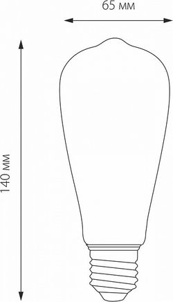 Лампа светодиодная Elektrostandard ST64 F E27 6Вт 3300K a048279