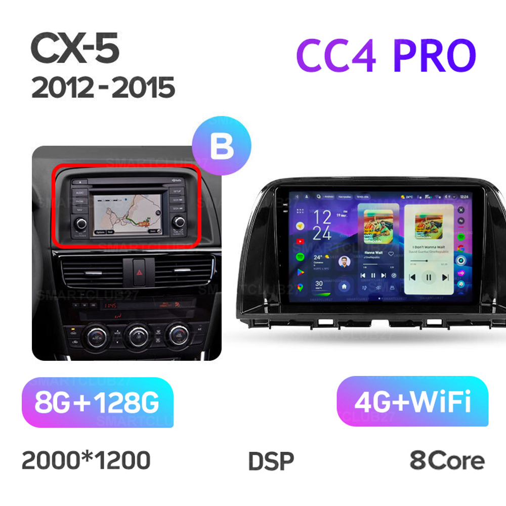 Teyes CC4 Pro 9" для Mitsubishi CX-5 2012-2015