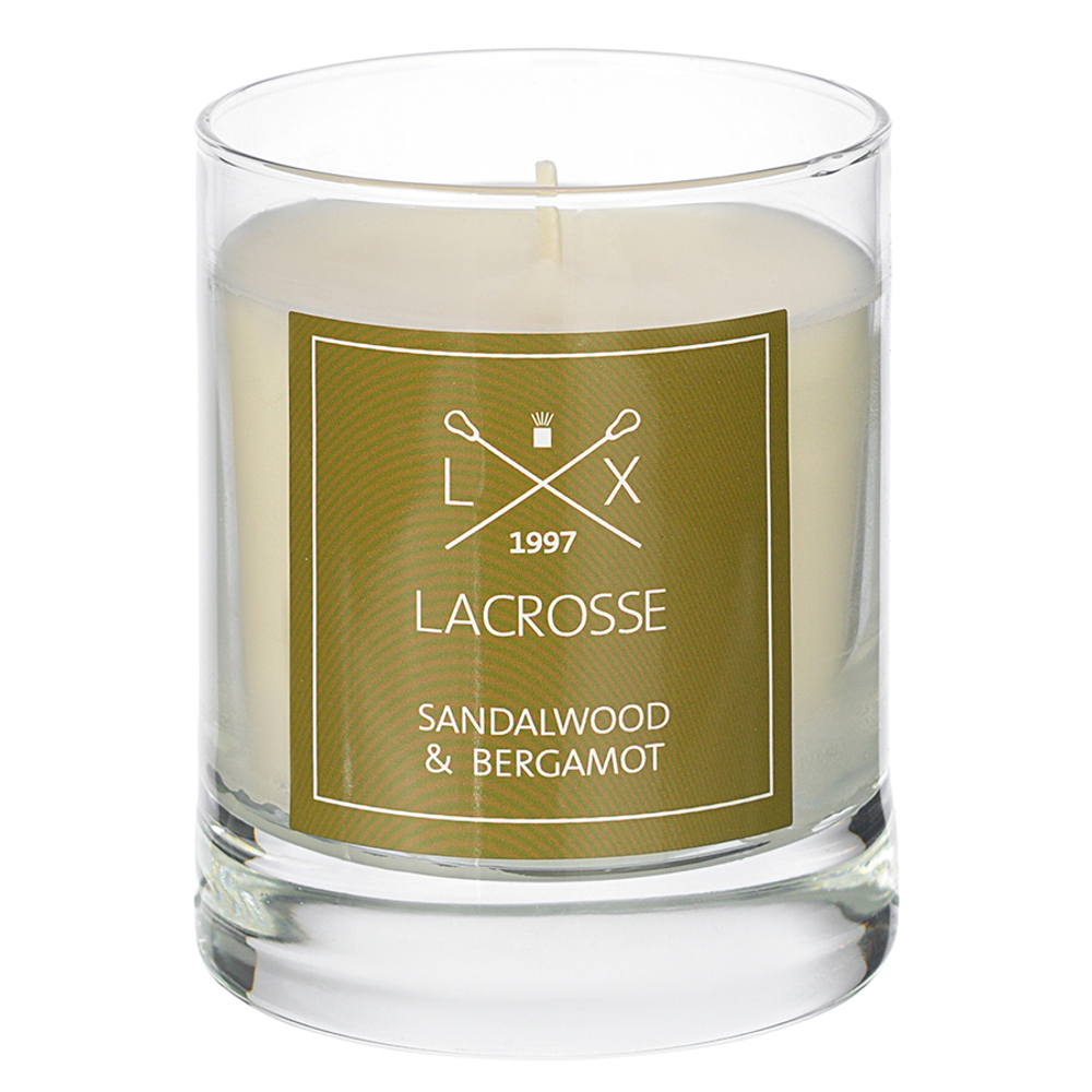 Свеча ароматическая lacrosse, Сандал и бергамот (новая), 40 ч