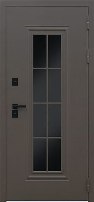 Стальная дверь "Тундра" с окном (терморазрыв 3к)