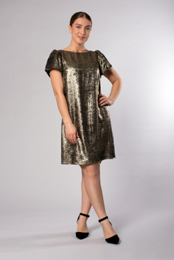 Платье женское 2572ЛПБ, Золотой #182Зол052572ЛП