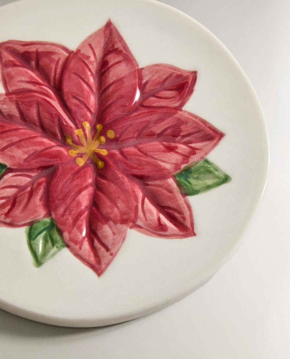 ZARA HOME НАБОР РОЖДЕСТВЕНСКИХ ПОДСТАВОК ПОД СТАКАНЫ ( 4 ШТ.), КРАСНЫЙ