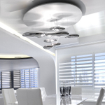 Ceiling design lamp  Mercury by Artemide (8 lampshades)