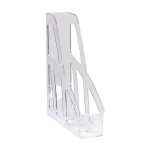 Лоток 75мм верт. прозрачный "Лидер" (Стамм)