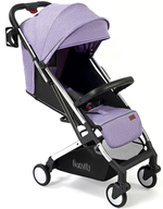 Детская прогулочная коляска Nuovita Anima lilla, Argento / Сиреневый, Серебряный