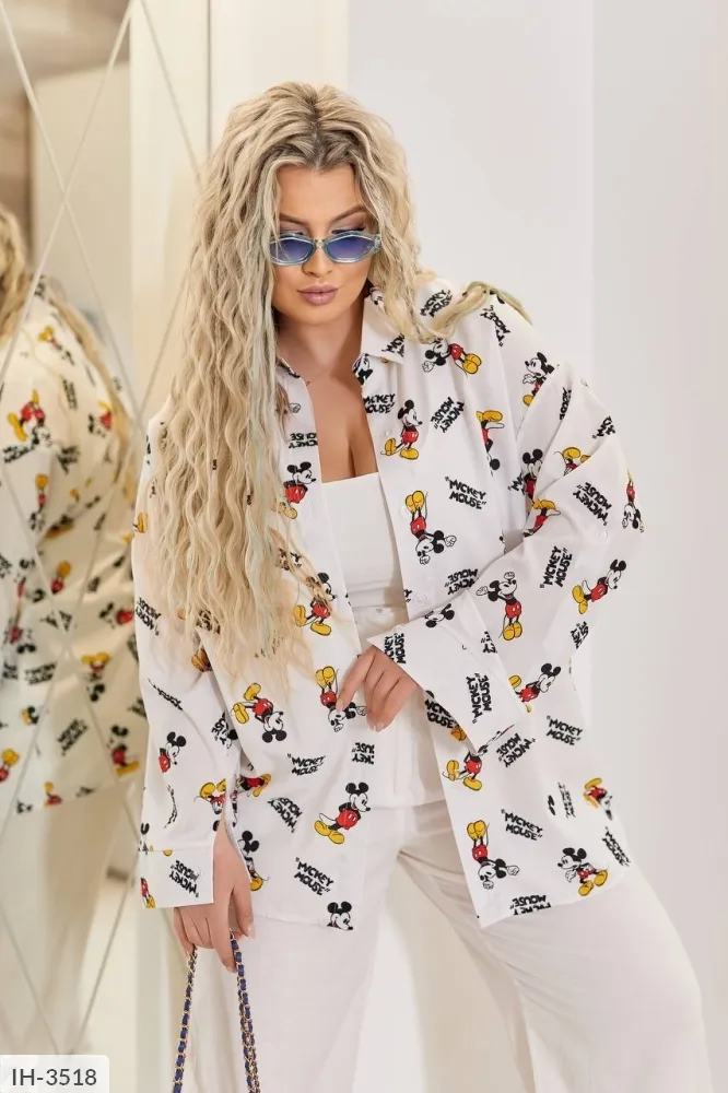 Рубашка IH-3512 Фабрика Моды