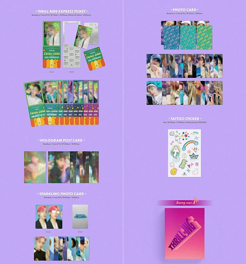 Альбом THE BOYZ  - THRILL-ING 6th Mini Album