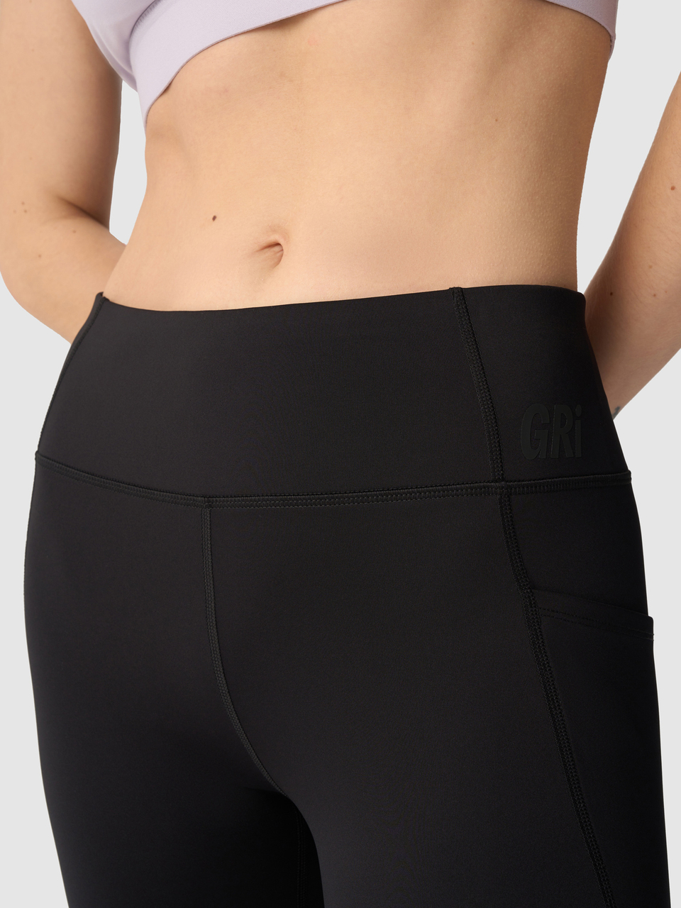 Лосины женские GRI Фитнес чёрные