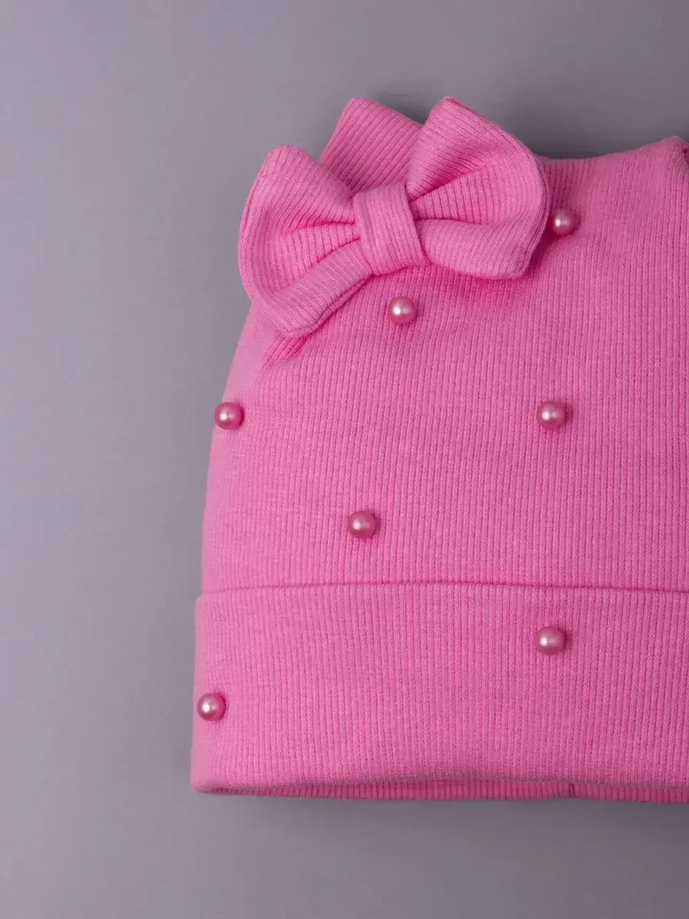 Шапка для девочки осенняя с ушками