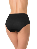 Высокие трусики с жаккардовой лицевой частью (Размер: XL) (Цвет: черный)