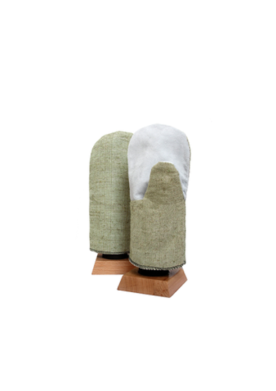 Рукавицы брезентовые со спилковым наладонником