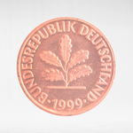 Germany, 1 Pfennig, 1999, (Stuttgart Mint - "F"), XF