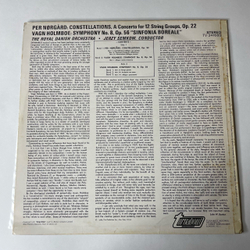 Винтажная виниловая пластинка Vagn Holmboe, Per Norgard, The Royal Danish Orchestra, Jerzy Semkow Symphony No. 8 Sinfonia Boreale, Constellations (Англия 1969)