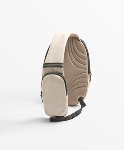 Oysho Сумка через плечо с двойной адаптацией, бежевый