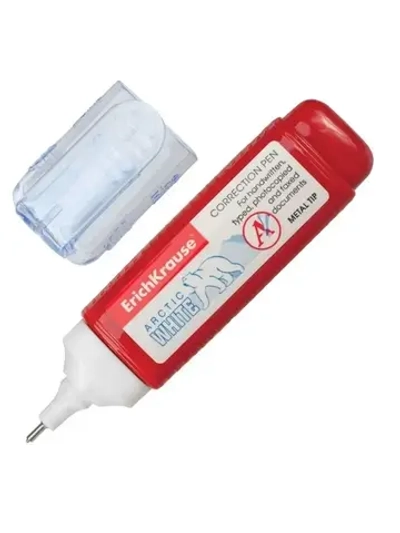 Корректирующий карандаш Erich Krause "Arctic White", 12мл