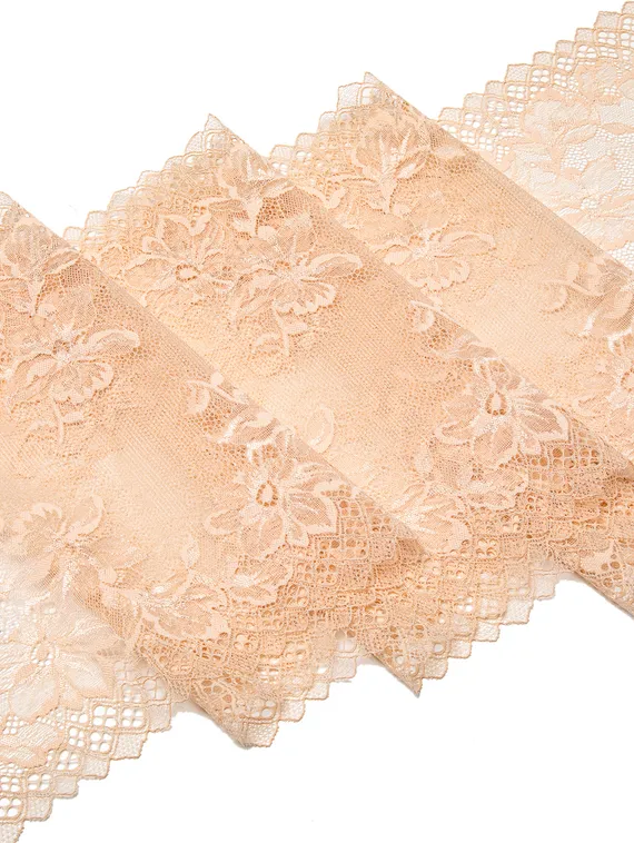 03-277 Кружево эластичное 24 см, телесный 126