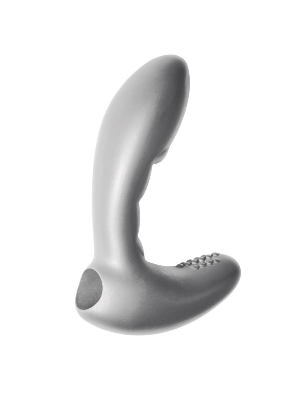 Серый стимулятор простаты с вибрацией Wonder Touch Grey