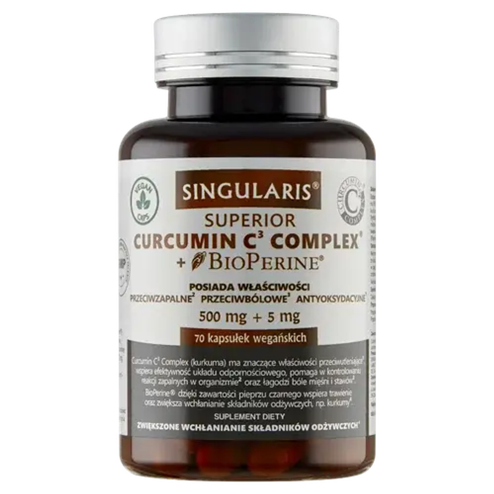 Singularis Superior Curcumin C3 Complex + Bioperine - 70 капсул
