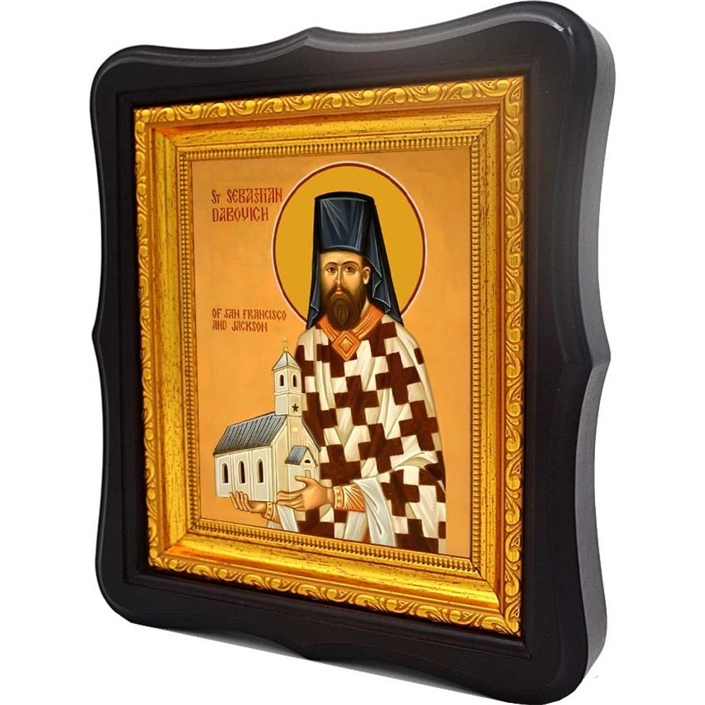 Севастиан Джексонский преподобный. Икона на холсте.