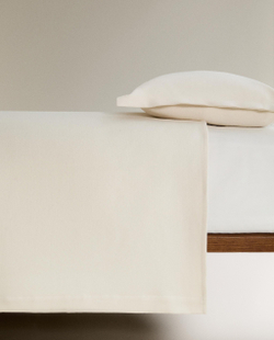 Zara Home покрывало из хлопка, экрю · 5164/006