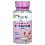 Solaray, Экстракт корня шатавари, 500 мг, 60 вегетарианских капсул