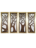 Панно на стену для интерьера 4 шт.