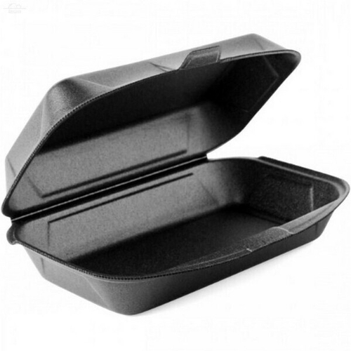 Ланч-бокс ЛБ MAX-1 Эко (250*195*68) ЧЁРНАЯ 100шт/упак