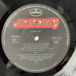 Винтажная виниловая пластинка LP Berlin Love Life (Japan 1984) (No Obi) In My Dreams
