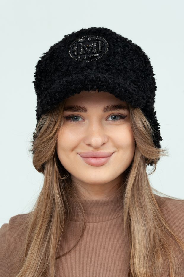 Бейсболка короткие уши M.A. (Бежевый / 56-58 / Керли / 30х30х6 / 0.3 / Полиэстер)