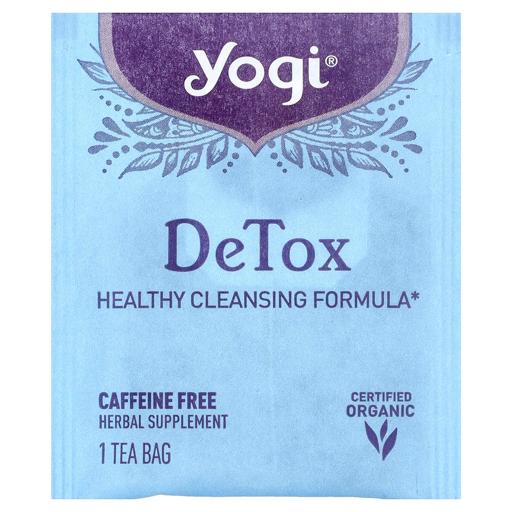 Yogi Tea, DeTox, без кофеина, 16 чайных пакетиков, 29 г (1,02 унции)