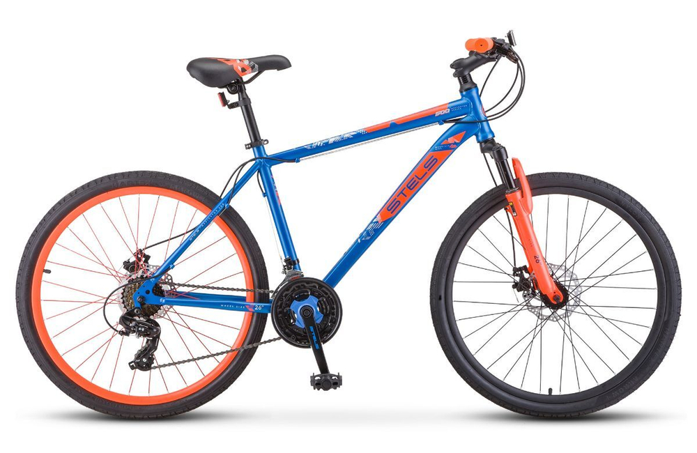 Велосипед Stels Navigator- 500 MD 26",  рама 16,цвет Синий/Красный
