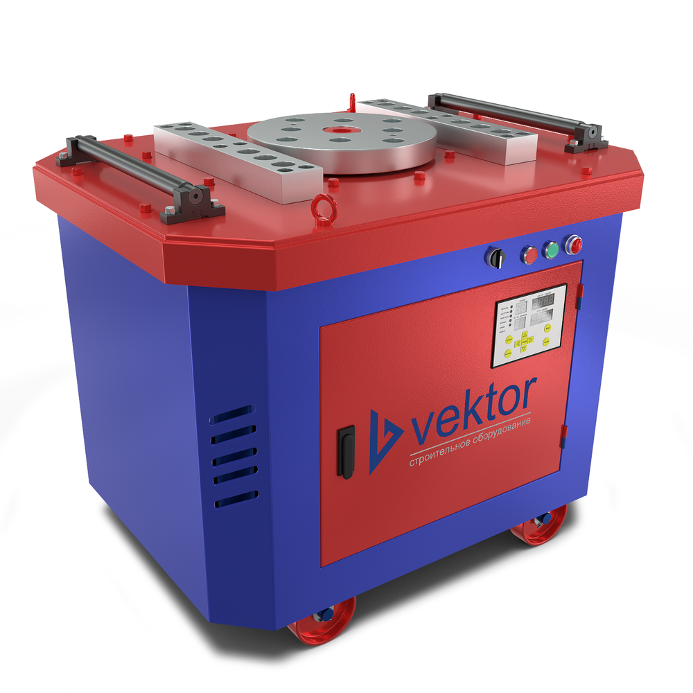 Станок для гибки арматуры Vektor GW40 с ЧПУ - [3 кВт / до 40 мм / автоматический]