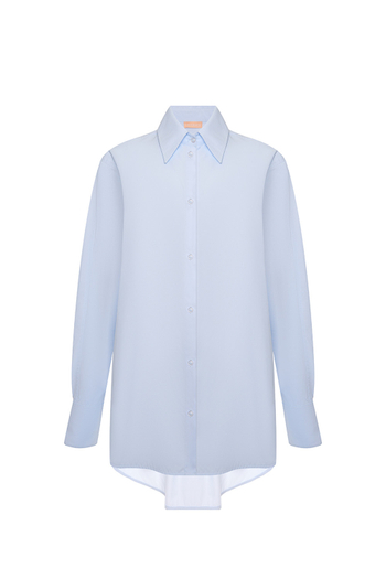 Рубашка из хлопка AMAN Голубой