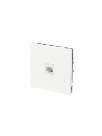 Розетка компьютерная 1-м KANT RJ45 кат.5E без шторки бел. песок DKC 7010663