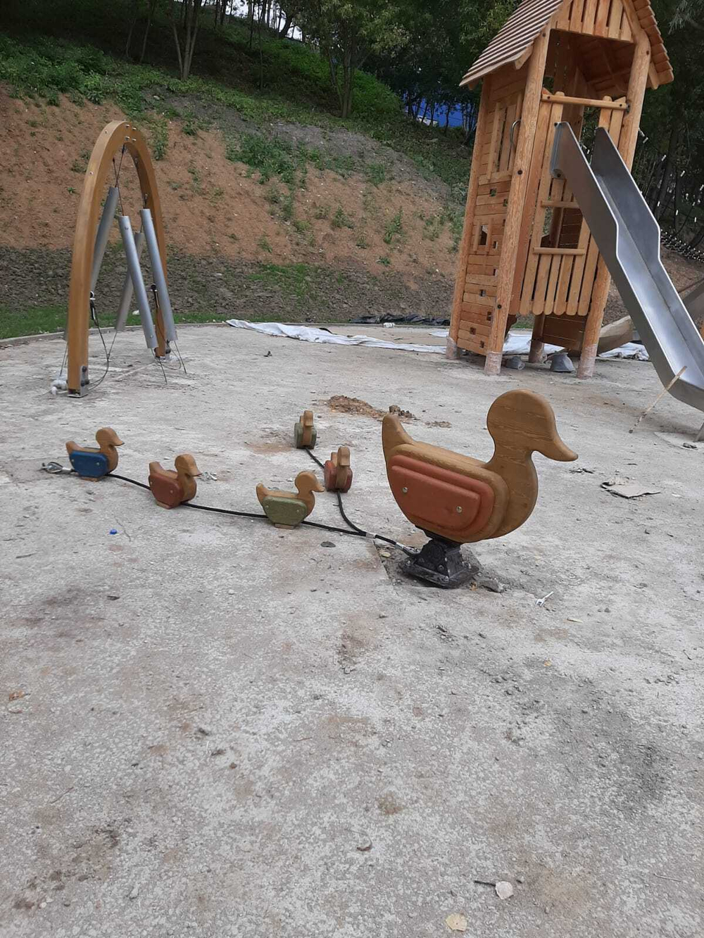 Утка с утятами. Серия Ферма