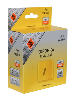 Коронка Bi-Metal Ф89 мм М42