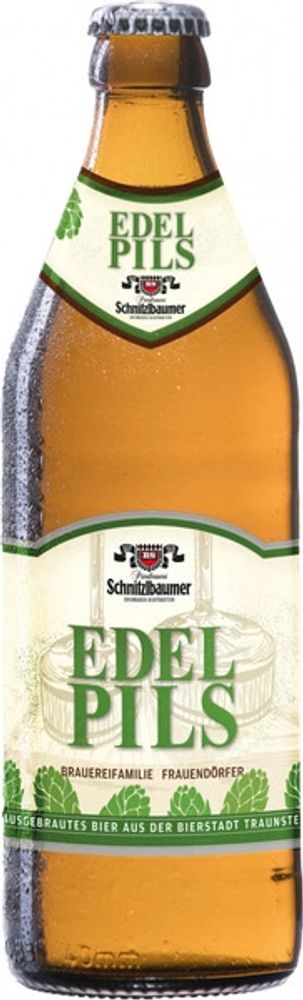 Пиво Шницльбаум Эдель-Пилс / Schnitzlbaumer Edel-Pils 0.5 - стекло