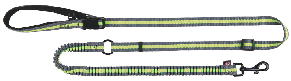Поводок для пробежки Trixie Jogging Leash, серый/оранжевый