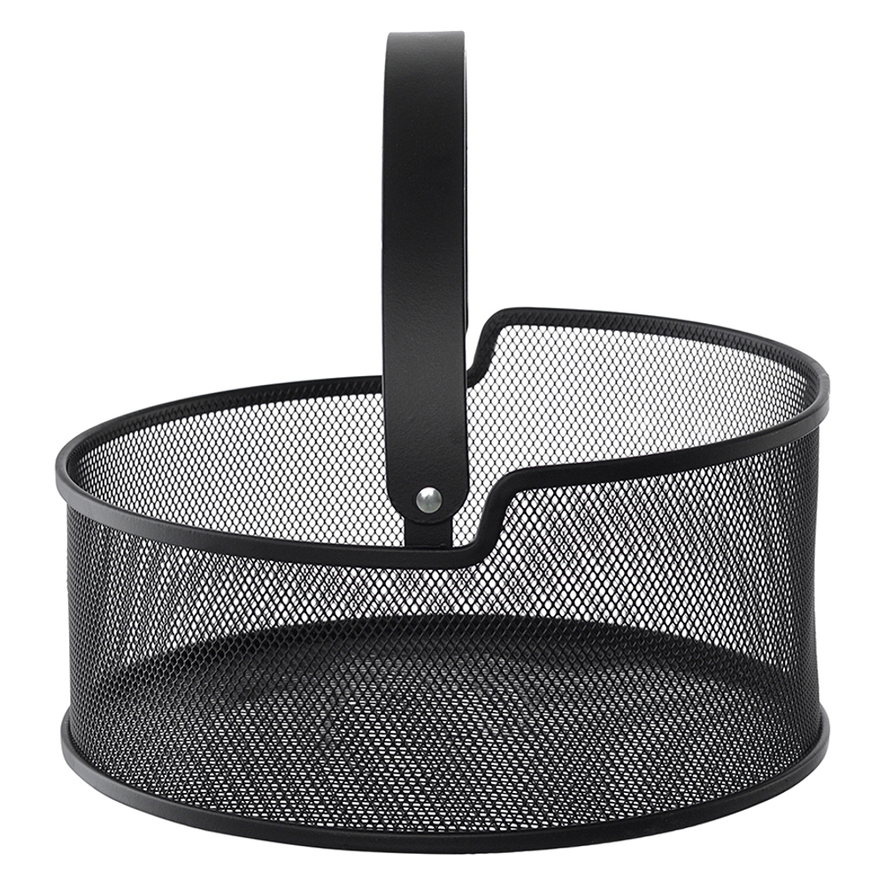 Корзина для хранения ferrant, D25х12,5 см, черная