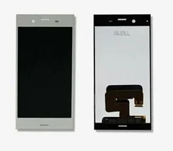 Дисплей для Sony Xperia XZ1/XZ1 Dual (G8341/G8342) в сборе с тачскрином на рамке (Серебряный)