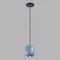 5053/1B PENDANT ODL24 447 черный/голубой/металл Подвес GU10 LED 4W OVALI