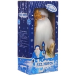 Дед Мороз «Роскошь» 30 см в золотой шубке