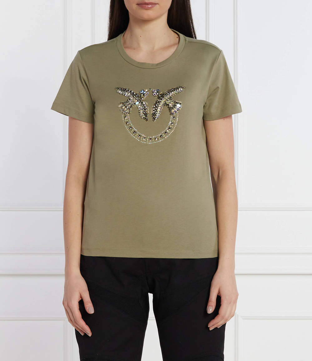 Футболка Pinko - зеленый(100535 A1R7)