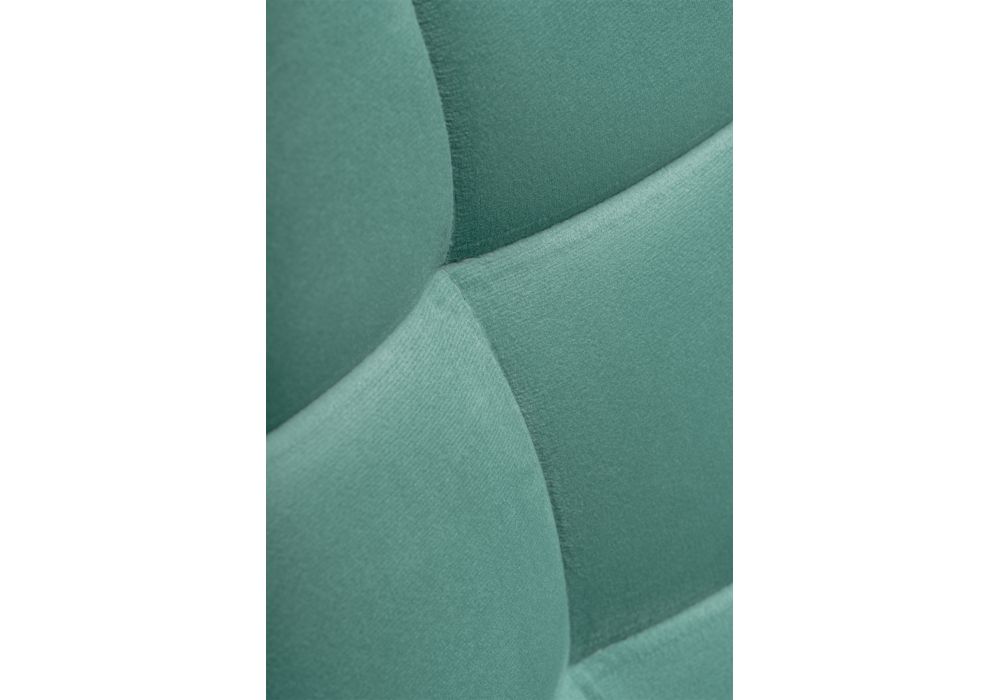 Стул на металлокаркасе Челси бирюзовый / черный