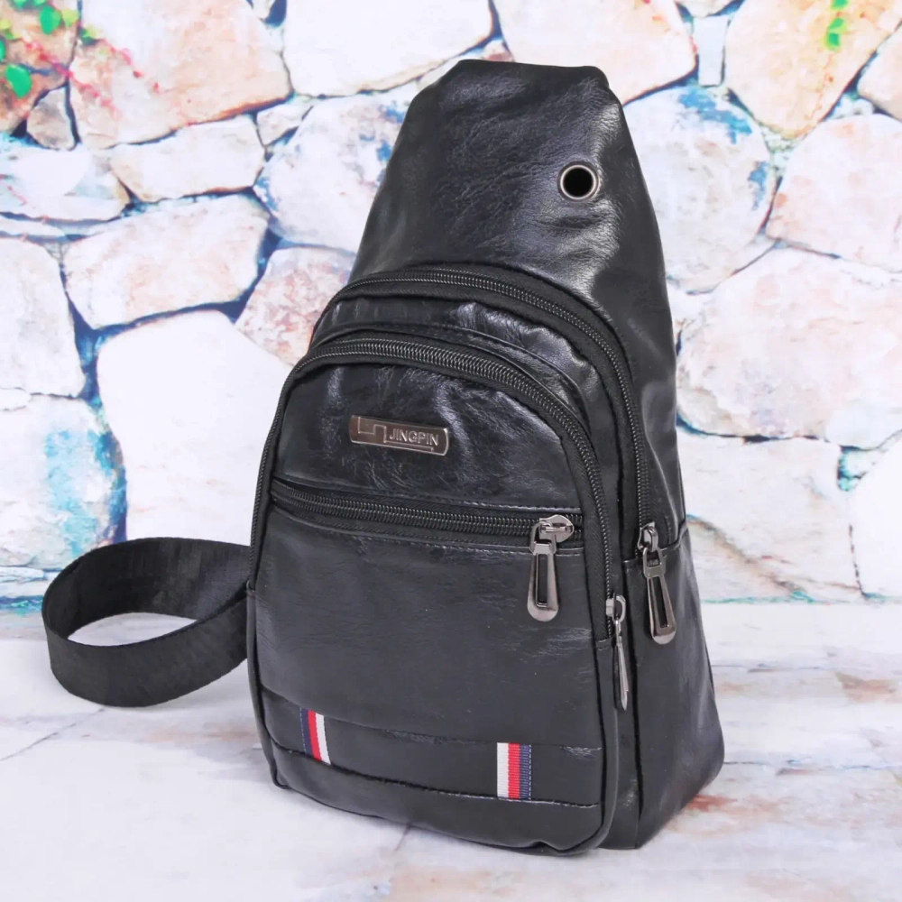 Сумка мужская «Рower Сity», цвет черный, два отделения и карман, 29*17*5,5см